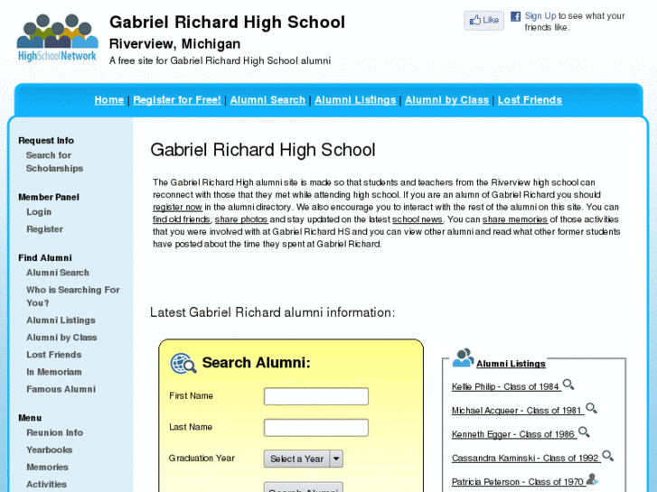 www.gabrielrichardhighschool.com