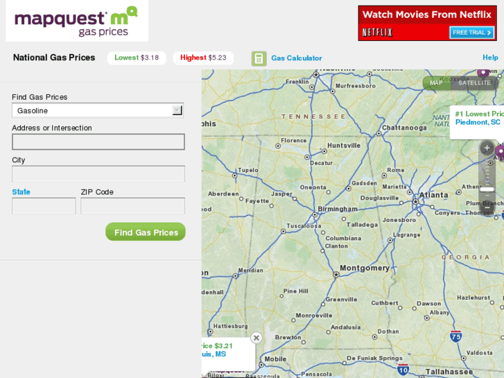 www.gasmapquest.com