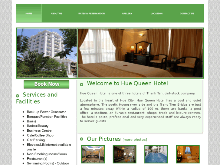 www.huequeen-hotel.com