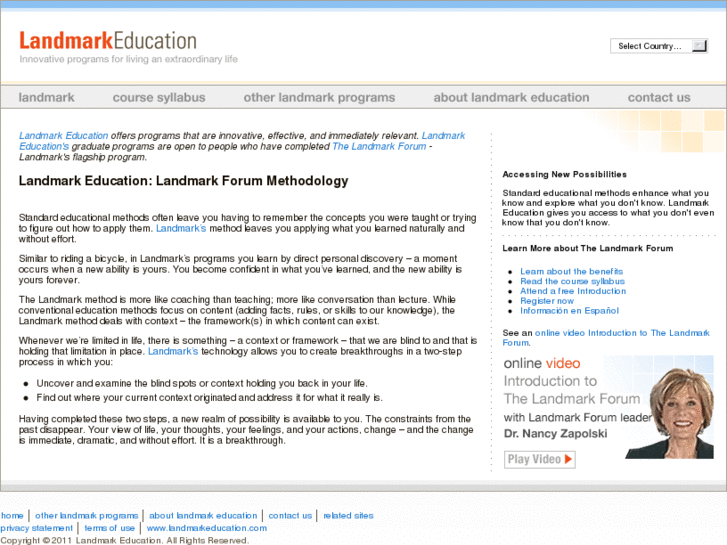 www.landmarkforummethodology.com