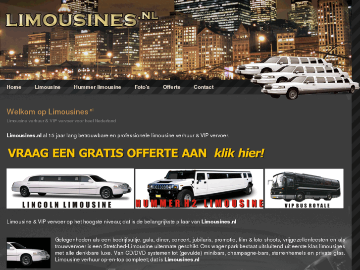 www.limousines.nl
