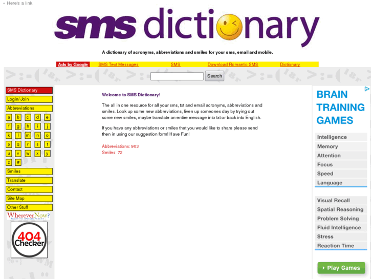 www.smsdictionary.co.uk