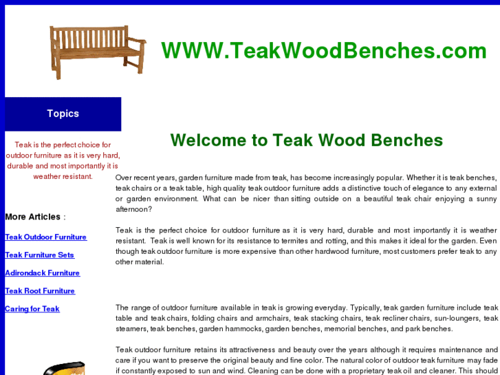 www.teakwoodbenches.com