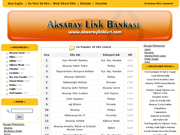 www.aksaraylinkleri.com
