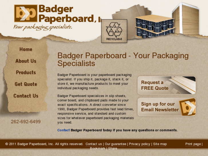 www.badgerpaperboard.com