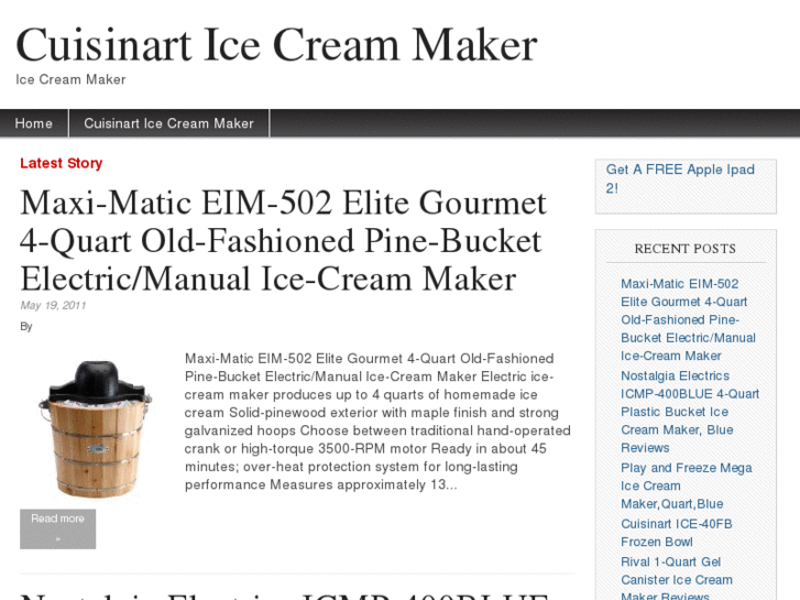 www.cuisinart-icecreammaker.net