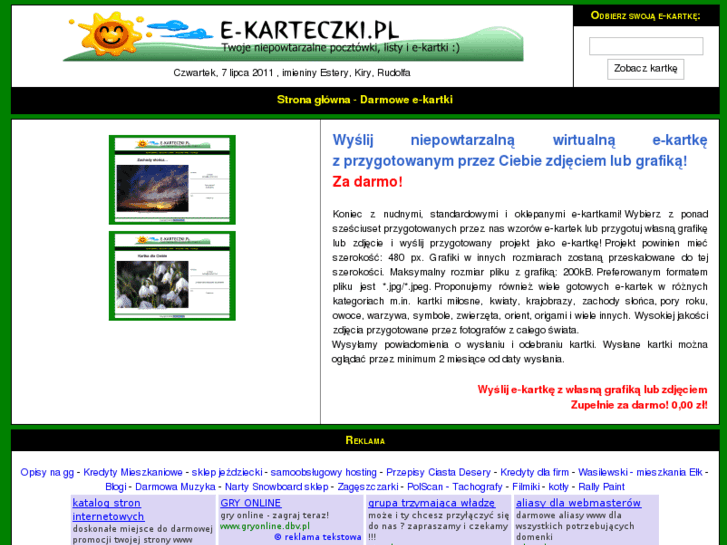 www.e-karteczki.pl