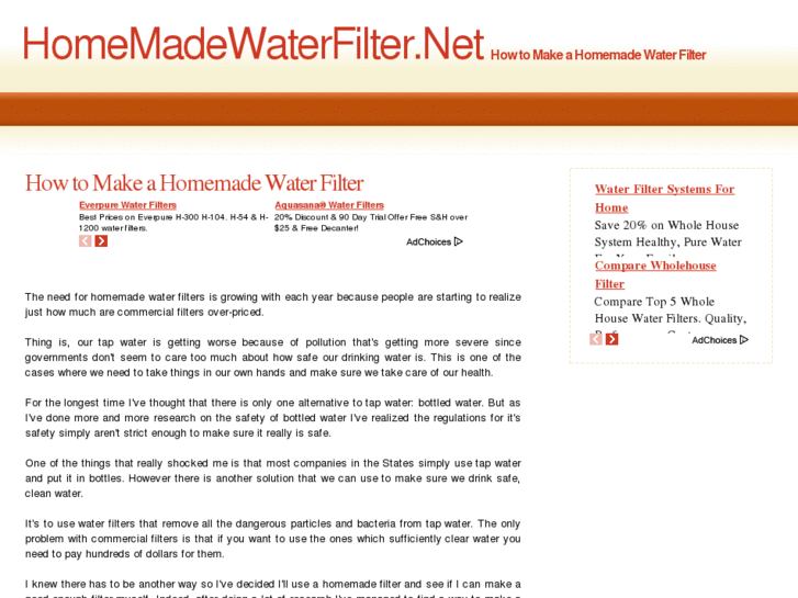 www.homemadewaterfilter.net