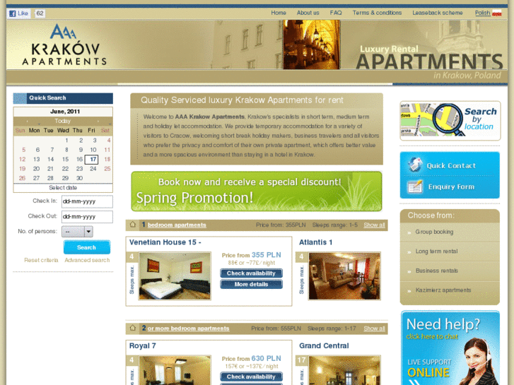 www.krakow-apartments.biz