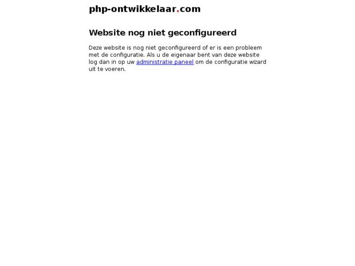 www.php-ontwikkelaar.com