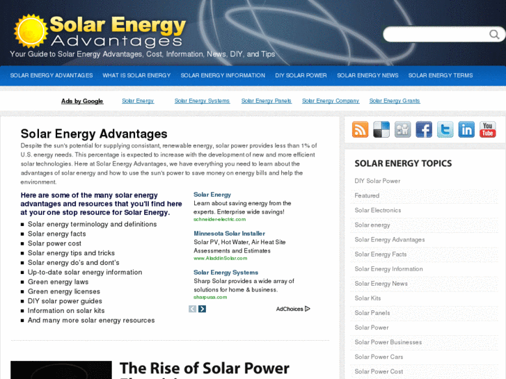 www.solarenergyadvantagesinformation.com