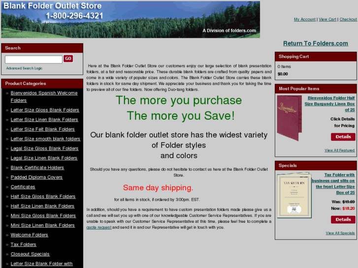 www.blank-folders.com