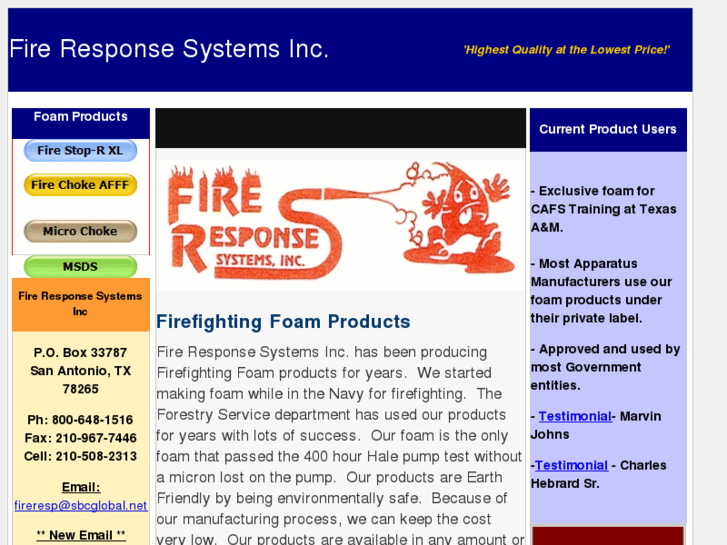 www.cafsfirefoam.com