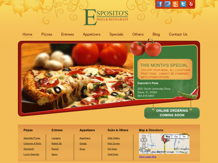 www.espositospizzaonline.com