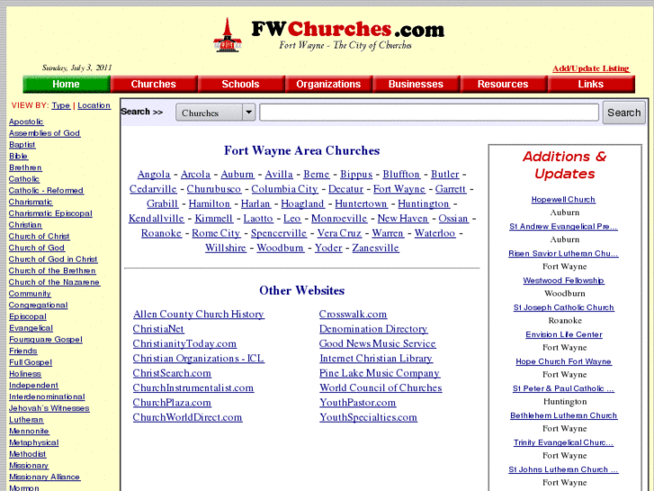 www.fortwaynechurches.org