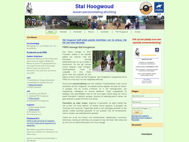 www.manegehoogwoud.nl