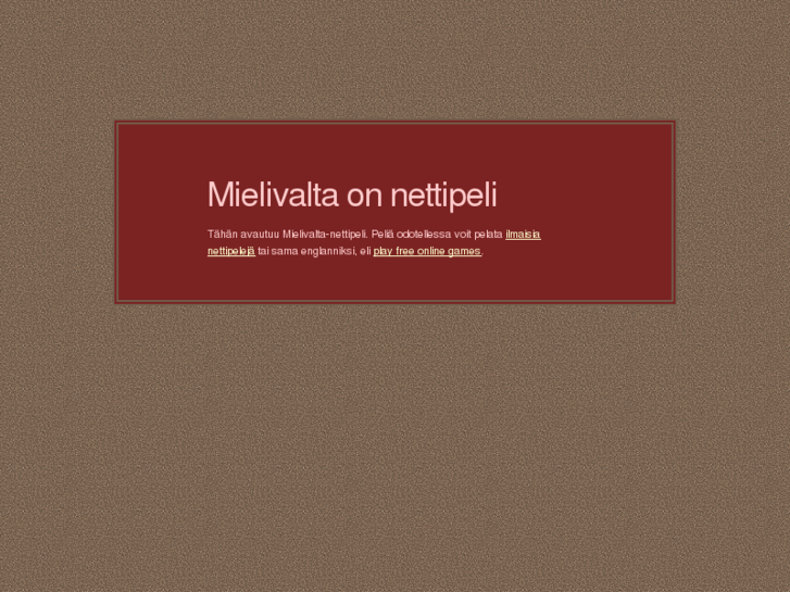 www.mielivalta.net