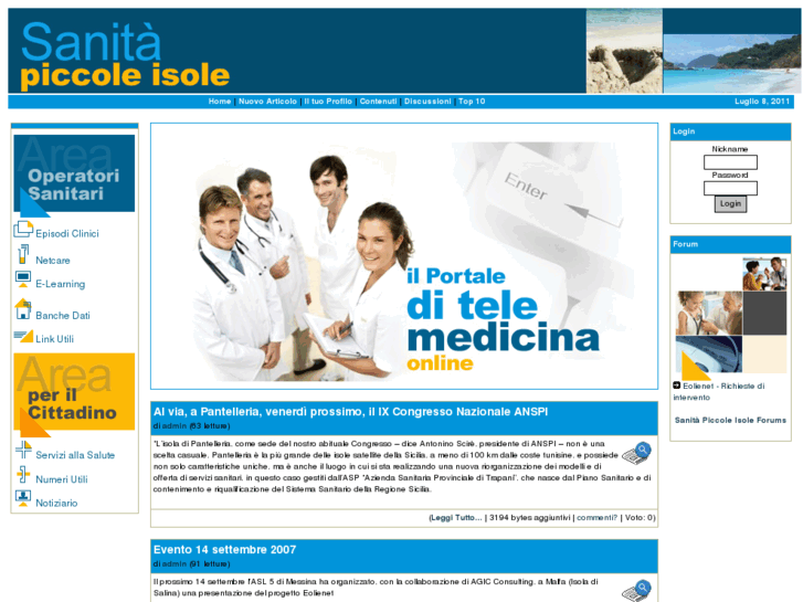 www.sanitapiccoleisole.it