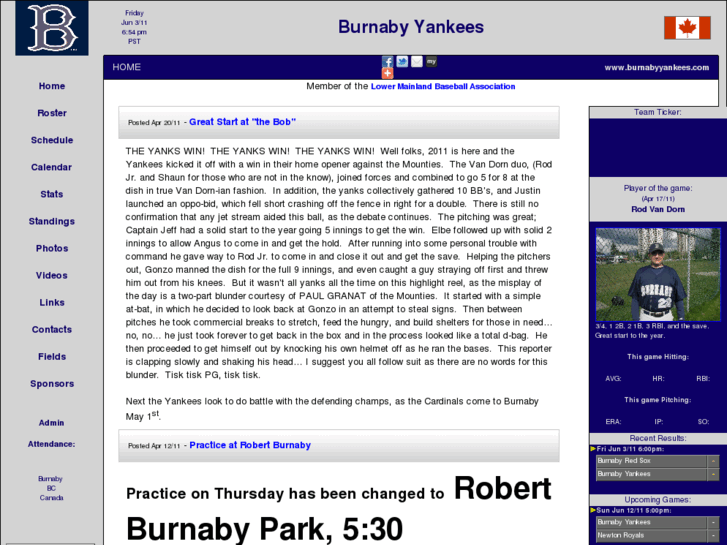 www.burnabyyankees.com