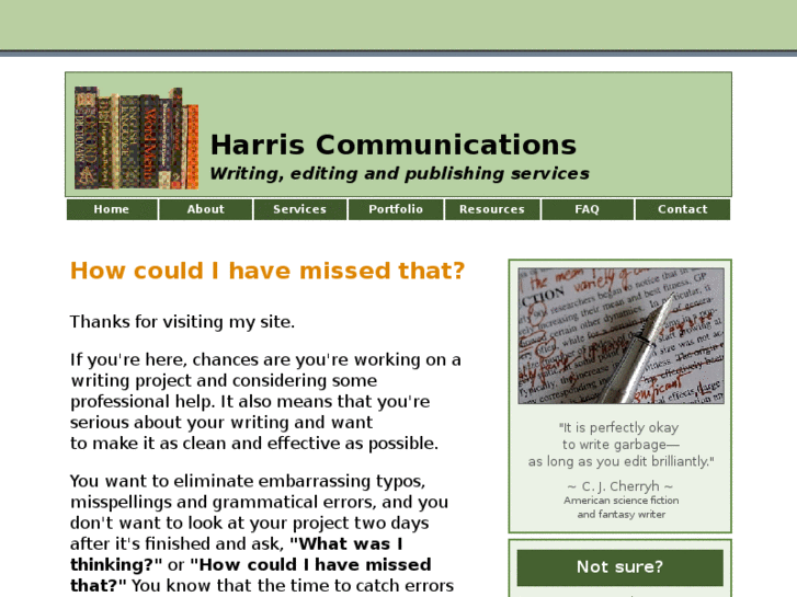 www.harrisedits.com