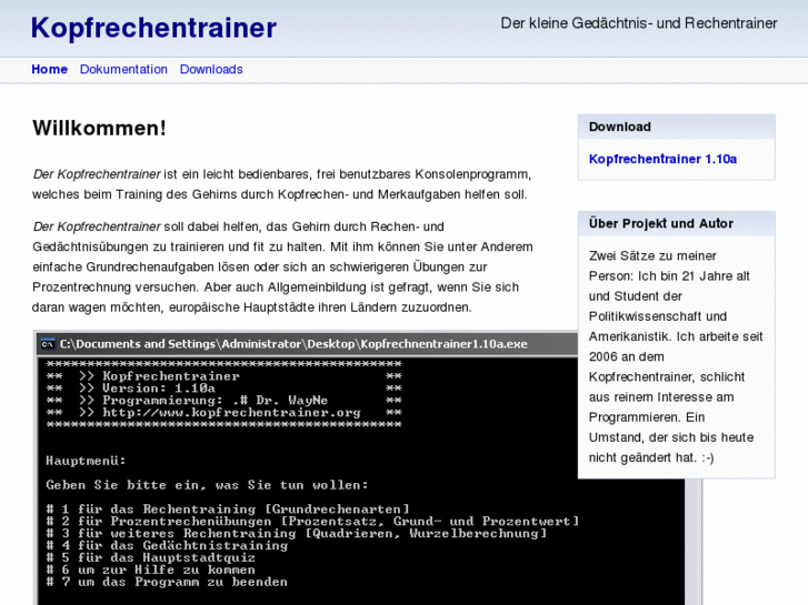 www.kopfrechentrainer.org