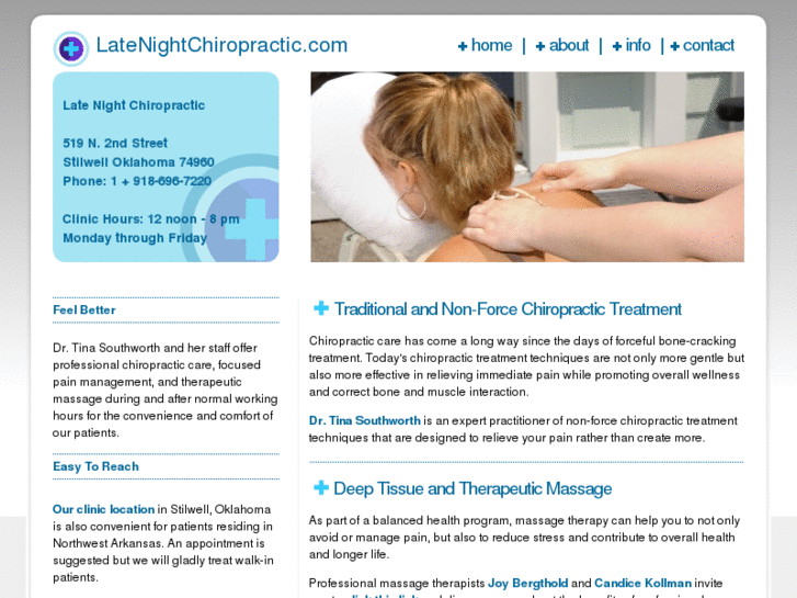 www.latenightchiropractic.com