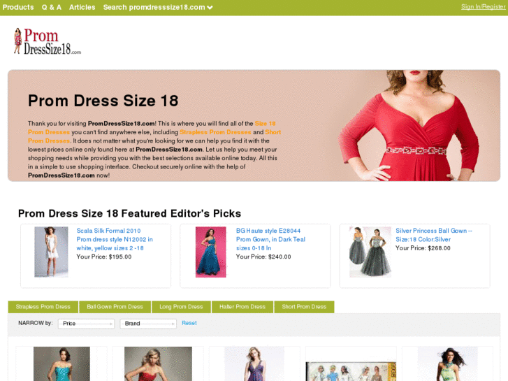 www.promdresssize18.com