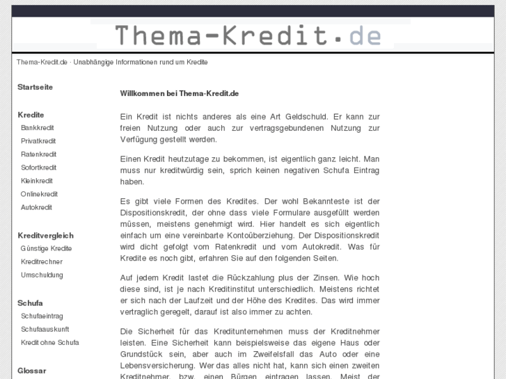 www.thema-kredit.de