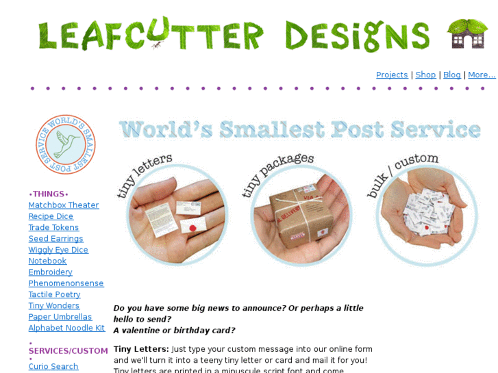 www.worldssmallestletter.com