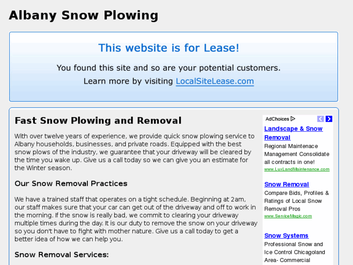 www.albanysnowplowing.com