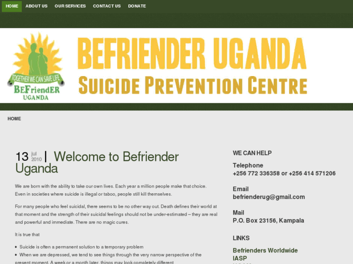 www.befrienderuganda.org