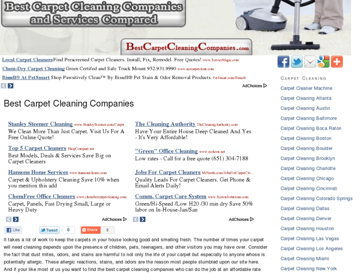 www.bestcarpetcleaningcompanies.com