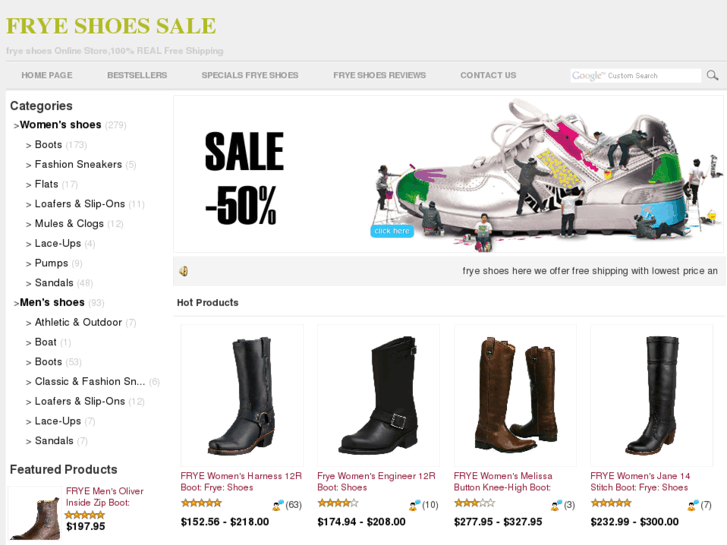 www.fryeshoessale.com