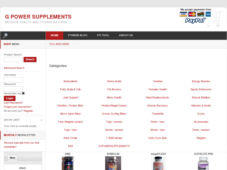 www.gpowersupplementshop.com