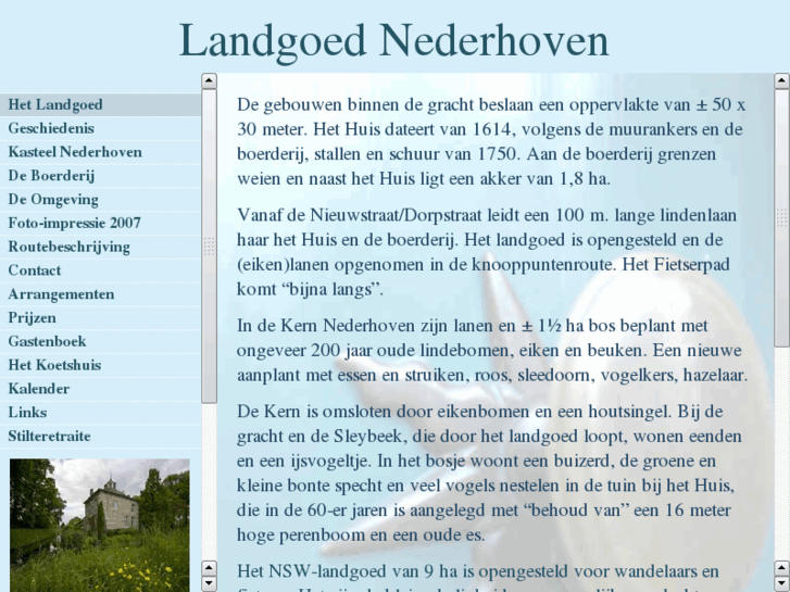 www.landgoednederhoven.nl
