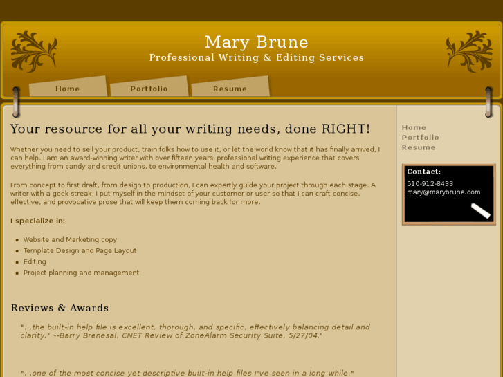 www.marybrune.com