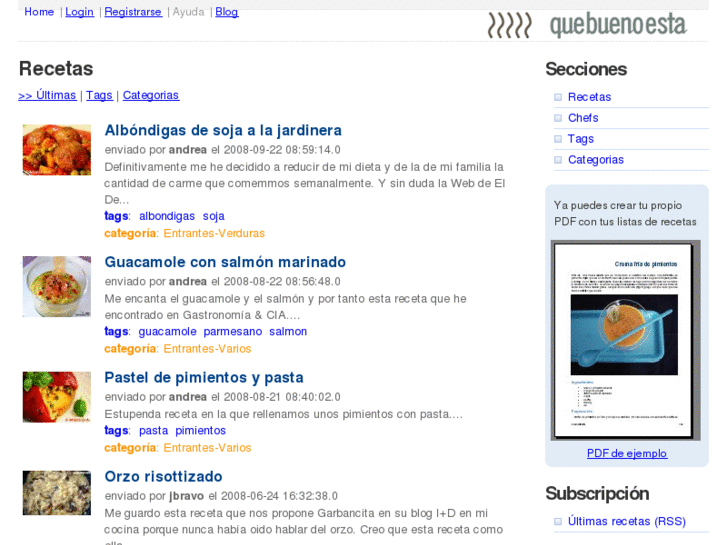 www.quebuenoesta.com