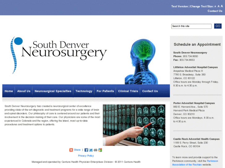 www.southdenverneurosurgery.com