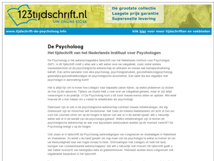 www.tijdschrift-de-psycholoog.info