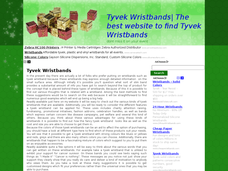 www.tyvekwristbands.org