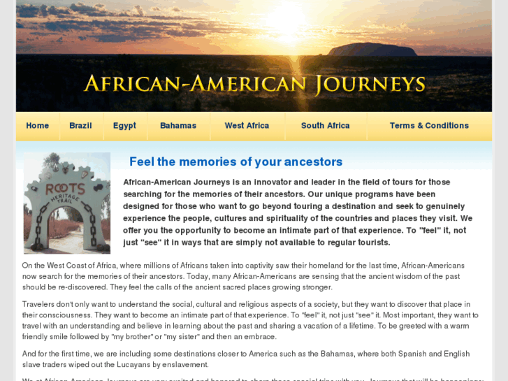 www.africanamericanjourneys.com