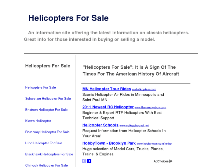 www.best-helicopters-for-sale.com