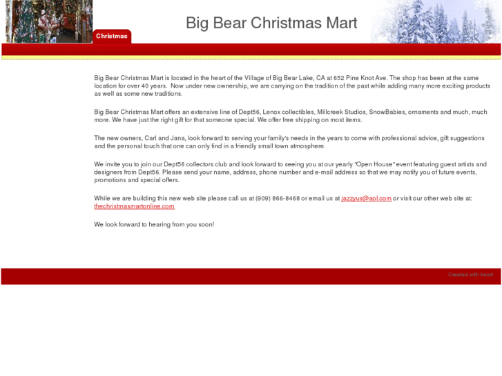 www.bigbearchristmasmart.com