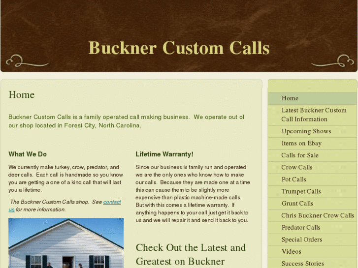 www.bucknercustomcalls.net