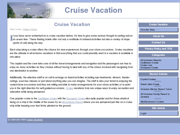 www.cruisevacationtravelideas.com