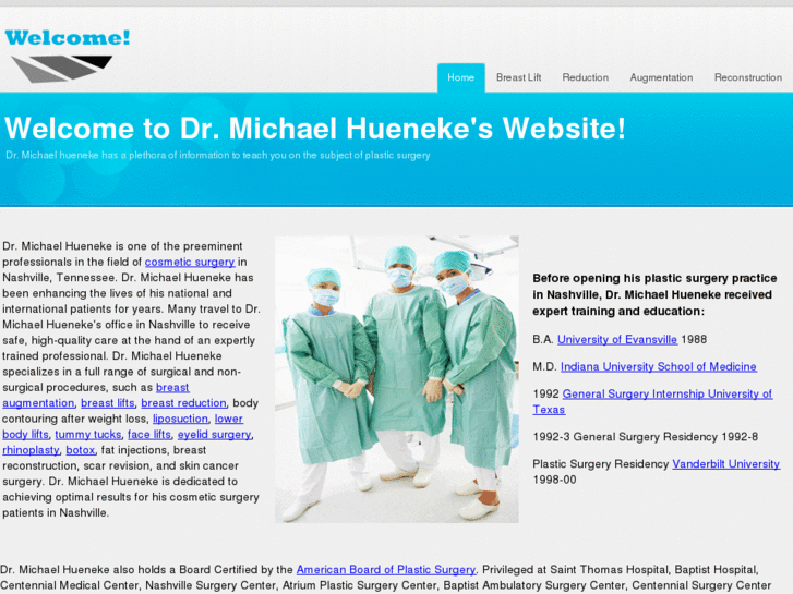 www.drmichaelhuenekeplasticsurgeryaffiliates.com