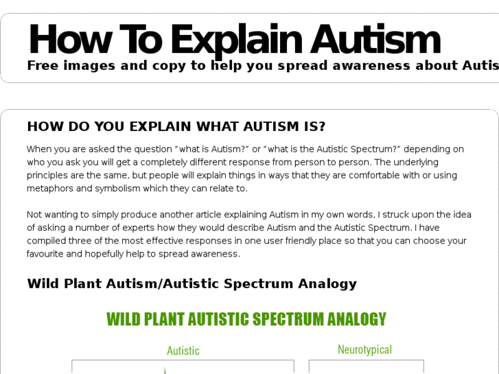 www.explainautism.com