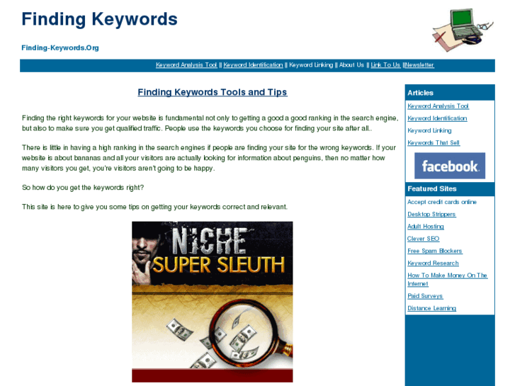 www.finding-keywords.org