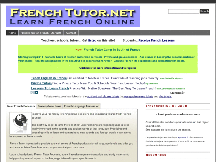 www.french-tutor.net