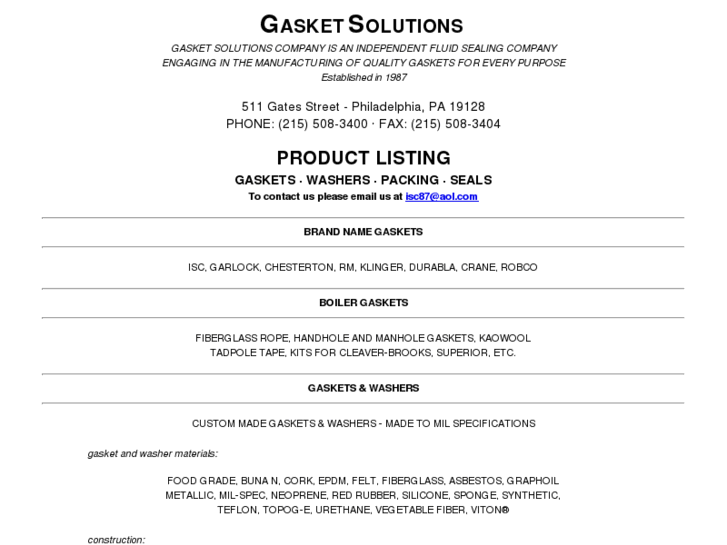 www.gasketsolutions.com